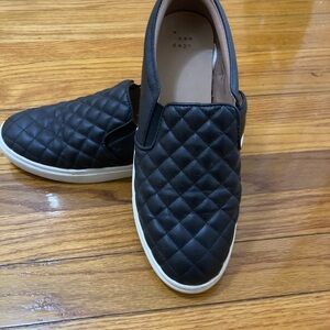 A New Day Men's Quilted Black Slip-On Loafers